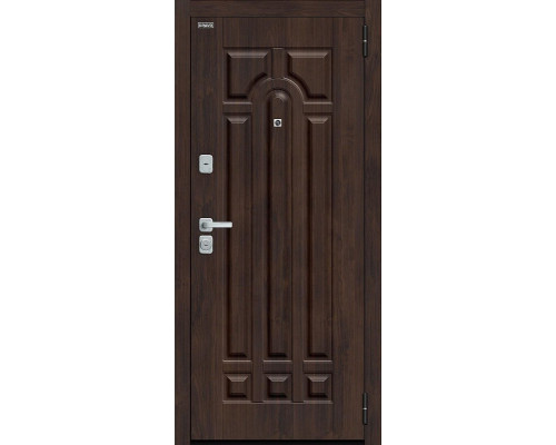 Дверь входная металлическая «Форт/BChrome» Almon/Nordic Oak