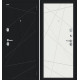 Дверь входная металлическая «Граффити-5» Букле черное/Super White