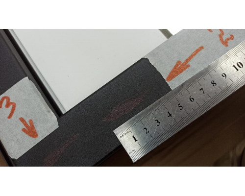 Дверь входная металлическая «Матрикс-3» Total Black/Off-white