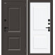 Дверь входная металлическая с терморазрывом «Thermo Некст МФ/SBlack» Старк шоколад/White Silk