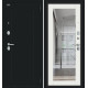 Дверь входная металлическая «Флэш 119.Б15» Букле черное/Off-white