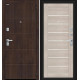 Дверь входная металлическая «Прайм/BChrome» Almon/Cappuccino Melinga
