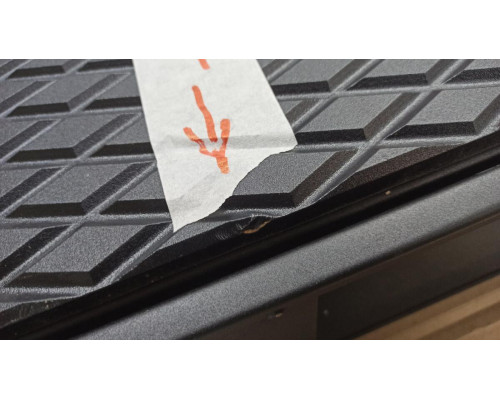 Дверь входная металлическая «Матрикс-3» Total Black/Off-white