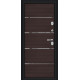 Дверь входная металлическая «Thermo Лайн» Букле черное/Wenge Veralinga