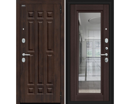 Дверь входная металлическая «Форм Kale» Almon 28/Wenge Veralinga