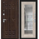 Дверь входная металлическая «Форм/BChrome» Almon/Cappuccino Melinga
