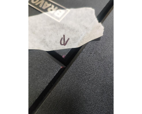 Дверь входная металлическая «Лайнер-3» Total Black/Nordic Oak