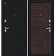 Дверь входная металлическая «Проф» Букле черное/Wenge Veralinga