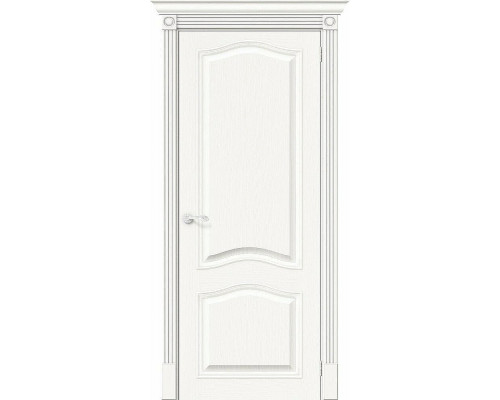 Межкомнатная дверь Вуд Классик-54, цвет: Whitey Размер полотна в мм: 200*90