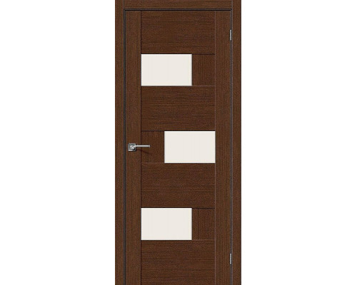 Межкомнатная дверь Легно-39, цвет: Brown Oak Размер полотна в мм: 200*60 Стекло: Magic Fog
