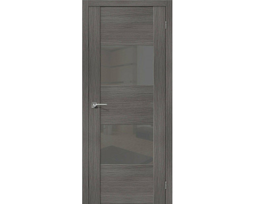 Межкомнатная дверь VG2 S, цвет: Grey Veralinga Размер полотна в мм: 200*70 Стекло: Smoke