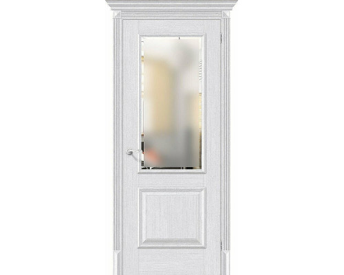 Межкомнатная дверь Классико-13, цвет: Milk Oak Размер полотна в мм: 200*60 Стекло: Magic Fog