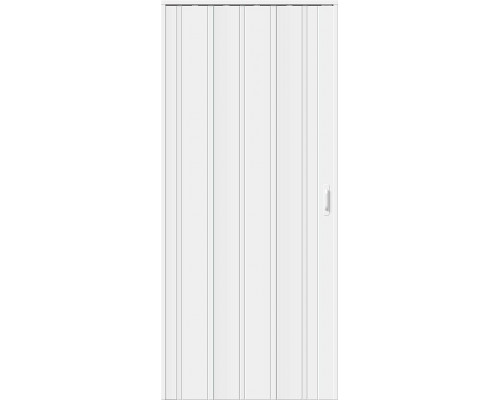 Складная дверь ДСК 007, цвет: Белый глянец Размер полотна в мм: 203*84