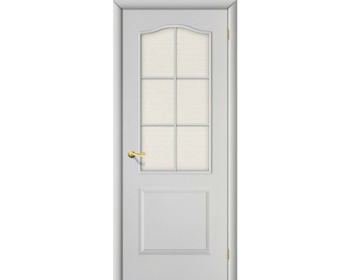Специальная дверь Классик, цвет: Белый Грунт Размер полотна в мм: 200*60 Стекло: Хрусталик