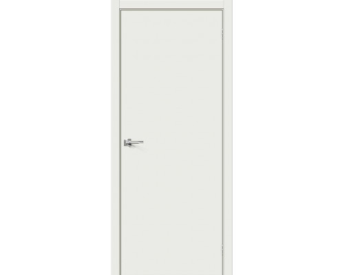 Межкомнатная дверь Браво-0, цвет: Super White Размер полотна в мм: 200*60
