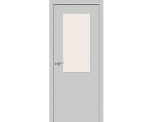 Межкомнатная дверь Браво-7, цвет: Grey Pro Размер полотна в мм: 200*60 Стекло: Magic Fog