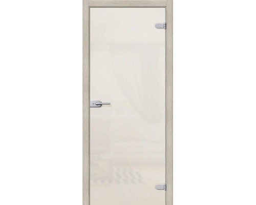 Межкомнатная дверь Лайт, цвет: Белое Сатинато Размер полотна в мм: 200*80 Стекло: Белое сатинато.