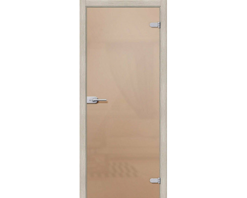 Межкомнатная дверь Лайт, цвет: Бронза Сатинато Размер полотна в мм: 200*60 Стекло: Бронза сатинато.