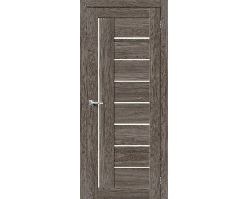Межкомнатная дверь Браво-29, цвет: Ash Wood Размер полотна в мм: 200*90 Стекло: Magic Fog