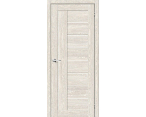Межкомнатная дверь Браво-29, цвет: Ash White Размер полотна в мм: 200*90 Стекло: Magic Fog