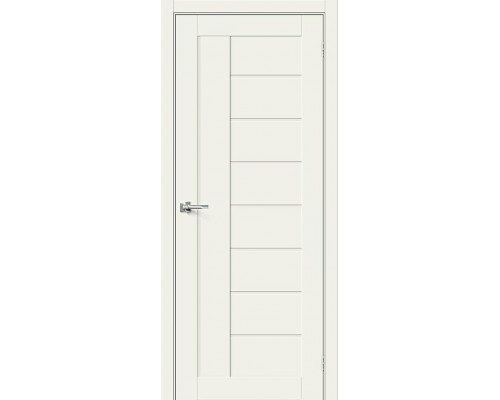 Межкомнатная дверь Браво-29, цвет: White Mix Размер полотна в мм: 200*60 Стекло: Magic Fog