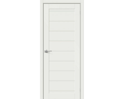 Межкомнатная дверь Браво-21, цвет: White Matt Размер полотна в мм: 200*40