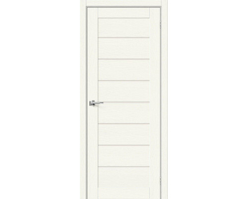 Межкомнатная дверь Браво-22, цвет: White Wood Размер полотна в мм: 200*60 Стекло: Magic Fog