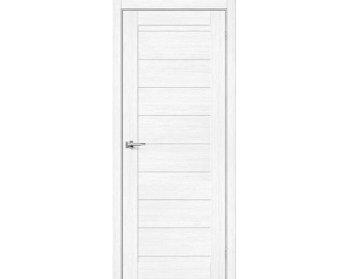 Межкомнатная дверь Браво-21, цвет: Snow Melinga Размер полотна в мм: 200*90
