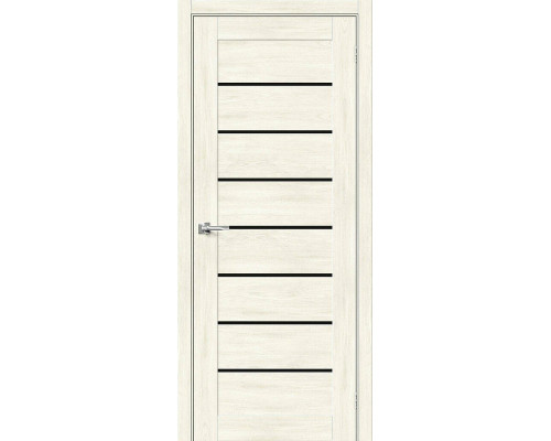Межкомнатная дверь Браво-22, цвет: Nordic Oak Размер полотна в мм: 200*60 Стекло: Black Star
