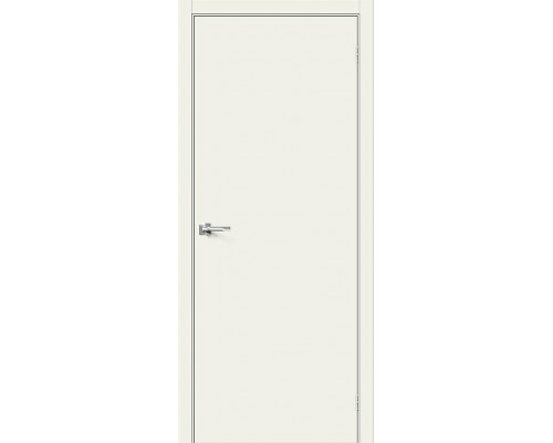 Межкомнатная дверь Браво-0, цвет: Whitey Размер полотна в мм: 200*60