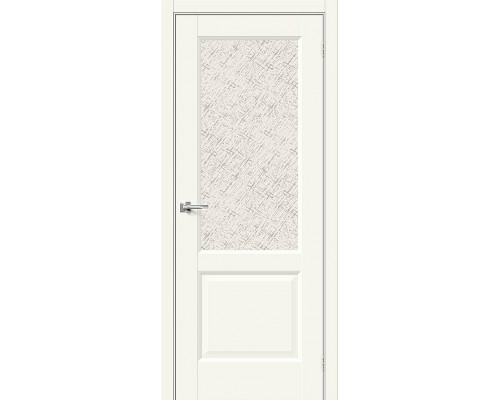 Межкомнатная дверь NC33, цвет: Luna Размер полотна в мм: 200*60 Стекло: White Сross