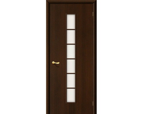 Межкомнатная дверь 2С, цвет: Л-13 (Венге) Размер полотна в мм: 190*55 Стекло: Сатинато