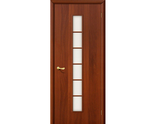 Межкомнатная дверь 2С, цвет: Л-11 (ИталОрех) Размер полотна в мм: 190*60 Стекло: Сатинато