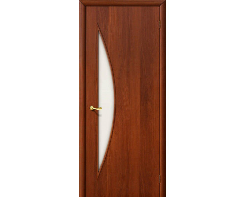 Межкомнатная дверь 5С, цвет: Л-11 (ИталОрех) Размер полотна в мм: 200*60 Стекло: Сатинато