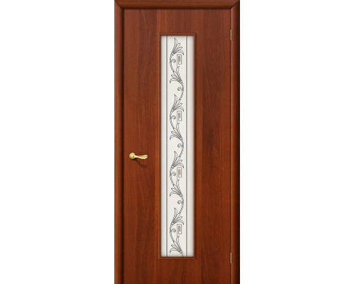 Межкомнатная дверь 24Х, цвет: Л-11 (ИталОрех) Размер полотна в мм: 200*60 Стекло: Сатинато