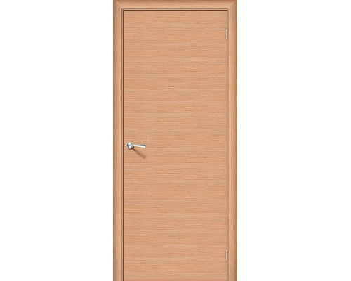 Межкомнатная дверь Соло-0.H, цвет: Ф-01 (Дуб) Размер полотна в мм: 190*55
