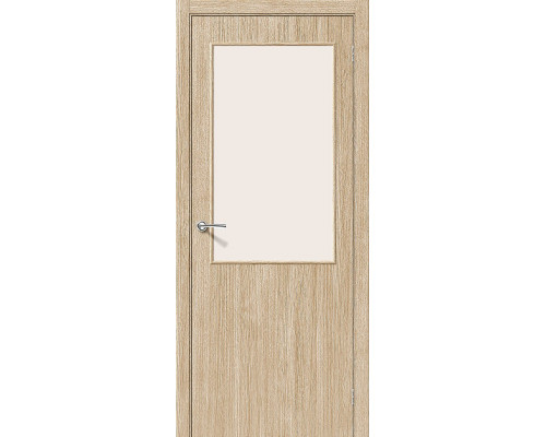 Межкомнатная дверь Гост-13, цвет: Л-21 (БелДуб) Размер полотна в мм: без усиления 200*40 Стекло: Magic Fog