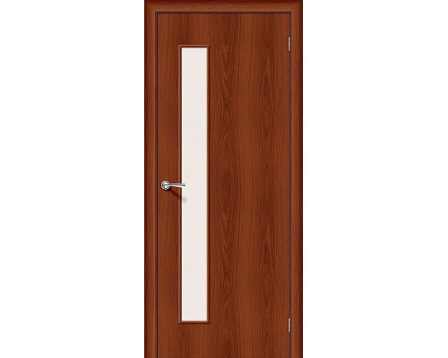 Межкомнатная дверь Гост-3, цвет: Л-11 (ИталОрех) Размер полотна в мм: без усиления 200*40 Стекло: Magic Fog