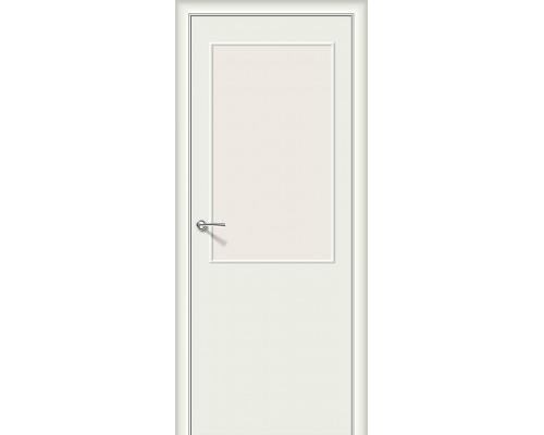 Межкомнатная дверь Гост-13, цвет: Л-23 (Белый) Размер полотна в мм: без усиления 200*40 Стекло: Magic Fog