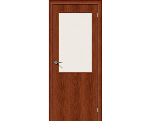 Межкомнатная дверь Гост-13, цвет: Л-11 (ИталОрех) Размер полотна в мм: без усиления 200*40 Стекло: Magic Fog