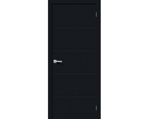 Межкомнатная дверь Граффити-2, цвет: Total Black Размер полотна в мм: 200*70
