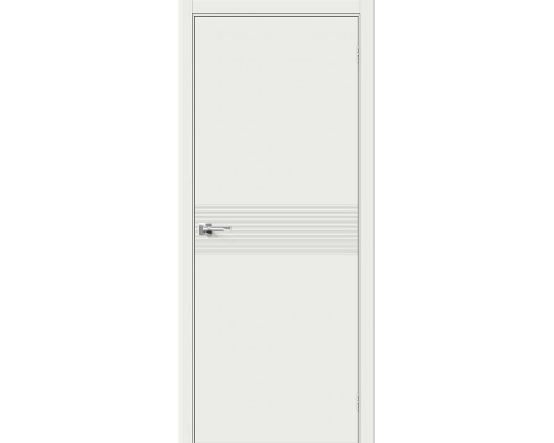 Межкомнатная дверь Граффити-23, цвет: Super White Размер полотна в мм: 200*60