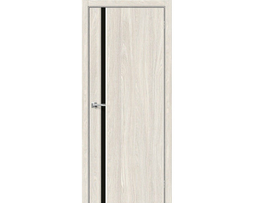 Межкомнатная дверь Мода-11 Black Line, цвет: Ash White Размер полотна в мм: 200*90