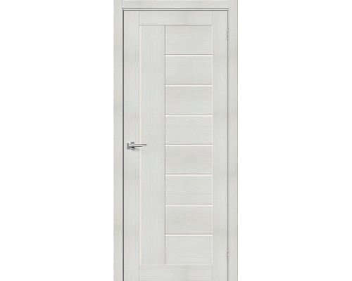 Межкомнатная дверь Порта-29, цвет: Bianco Veralinga Размер полотна в мм: 200*90 Стекло: Magic Fog