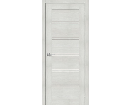 Межкомнатная дверь Порта-28, цвет: Bianco Veralinga Размер полотна в мм: 200*90 Стекло: Magic Fog