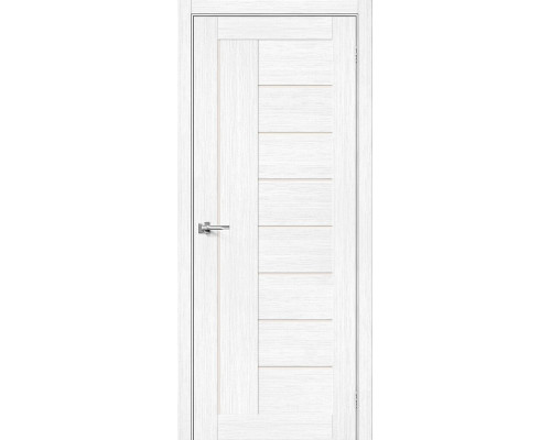 Межкомнатная дверь Порта-29, цвет: Snow Veralinga Размер полотна в мм: 200*90 Стекло: Magic Fog