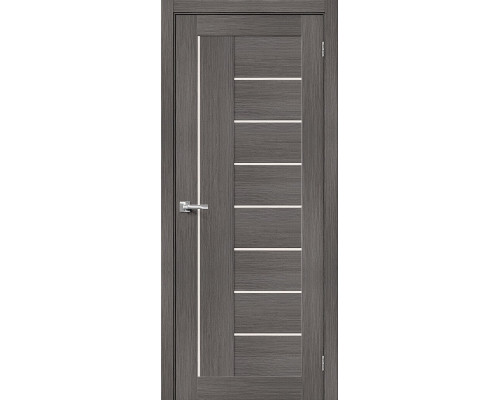 Межкомнатная дверь Порта-29, цвет: Grey Veralinga Размер полотна в мм: 200*90 Стекло: Magic Fog