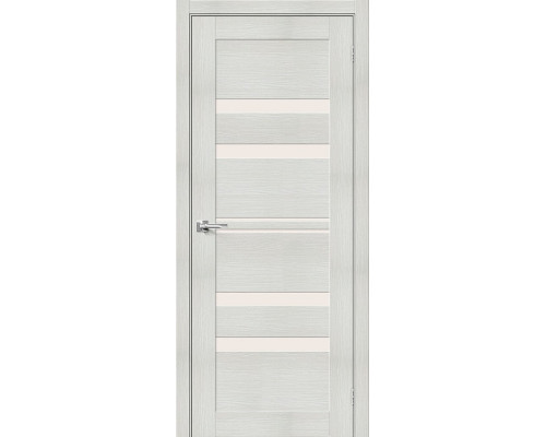 Межкомнатная дверь Порта-30, цвет: Bianco Veralinga Размер полотна в мм: 200*70 Стекло: Magic Fog
