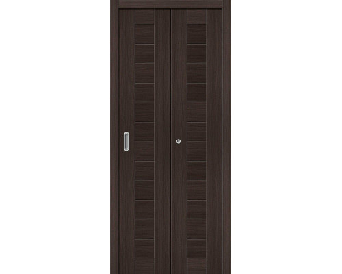 Складная дверь Порта-21, цвет: Wenge Veralinga Размер полотна в мм: 200*35