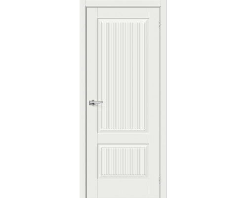 Межкомнатная дверь Прима-12.Ф7, цвет: White Matt Размер полотна в мм: 200*60